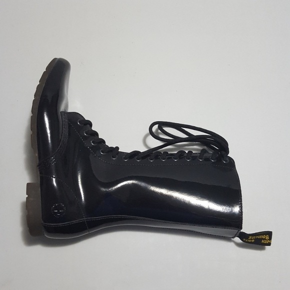 Dr Martens Stacey Ritzy Black leather Lace Up Boots - Picture 4 of 6